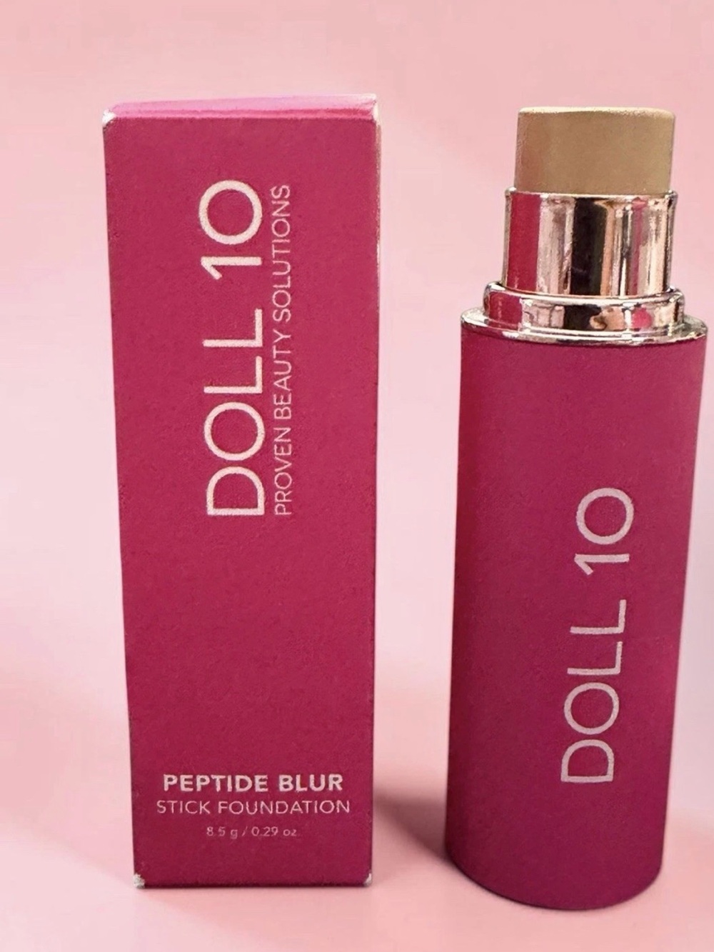 Doll 10 Peptide Blur Stick Foundation —light medium